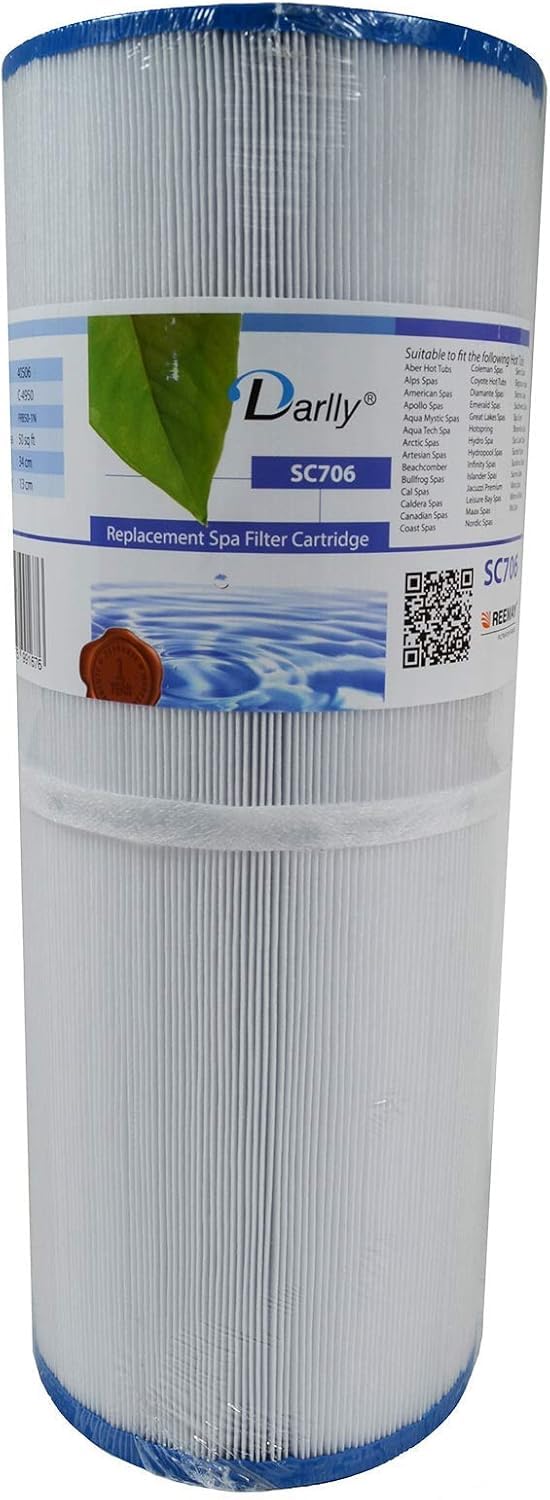 Whirlpool-Filter Unicel c4950 / C-4950 15,2 m Spa Kartusche Pleatco PRB501N Darlly 40506 für Arktis,