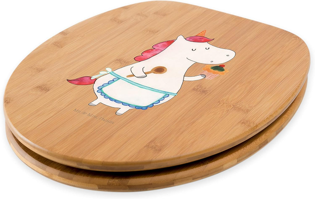 Mr. & Mrs. Panda Motiv WC Sitz Einhorn Küchenfee - Geschenk, Toilettendeckel, Klobrille, Toilette, E