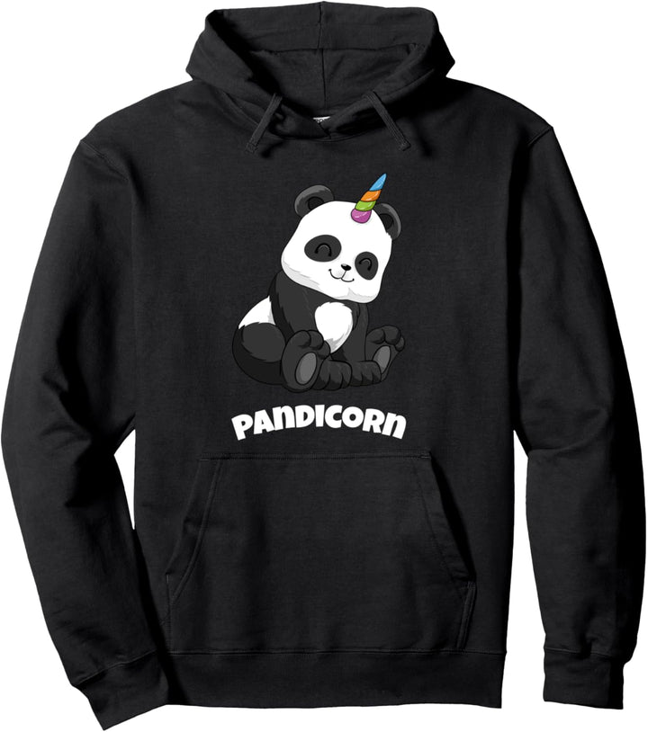 Kinder Pandicorn Einhorn Shirt süsser Panda Pandabär Pullover Hoodie