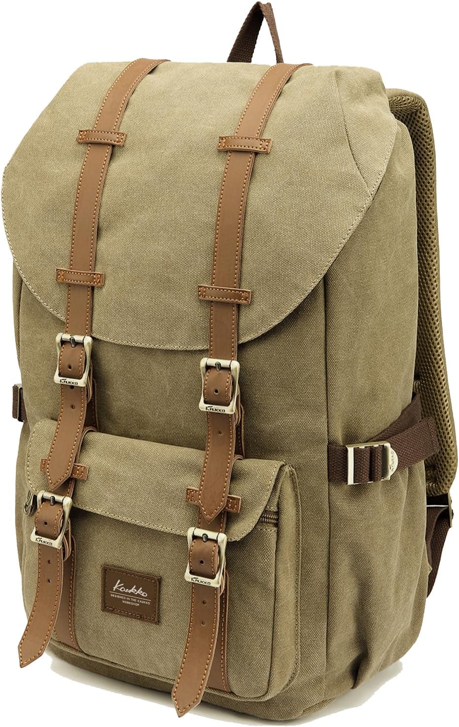 KAUKKO Unisex Ep5 Rucksack 45 x 27 x 17cm (HxBxT) (Ckhaki 2pcs), 45 x 27 x 17cm (HxBxT) (Ckhaki 2pcs