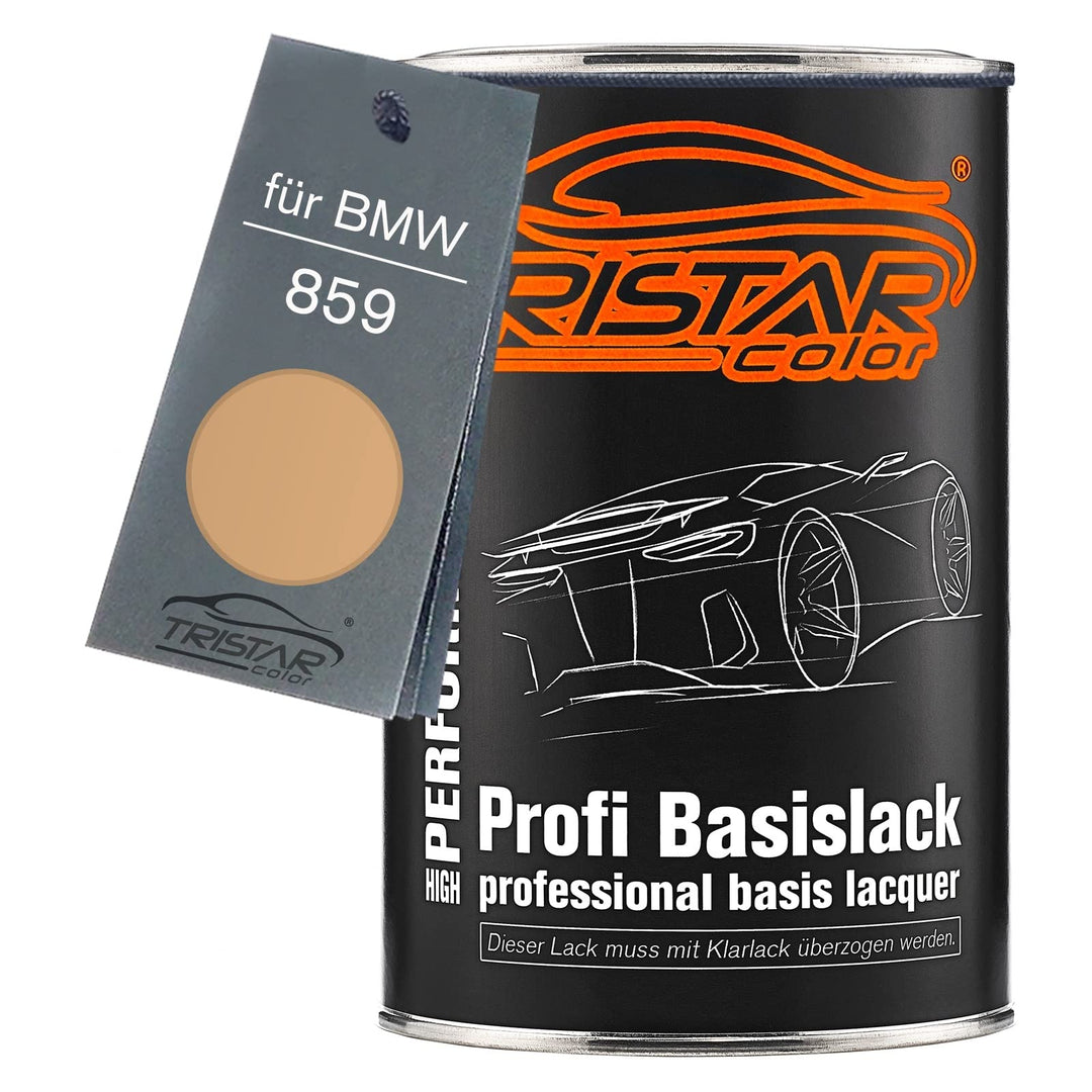 Autolack Dose spritzfertig für BMW 859 Sienagold Metallic Basislack 1,0 Liter 1000ml