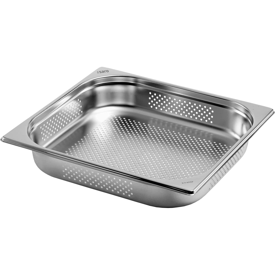 Saro BASIC Line Gastronormbehälter 2/3 GN Perforiert Tiefe 65mm