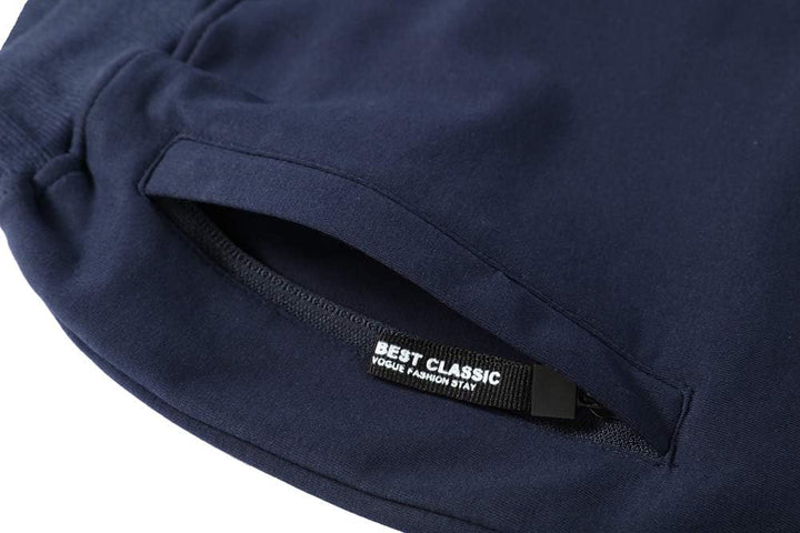 Tansozer Sport Shorts Herren Mit Reissverschluss Rot S, Rot S