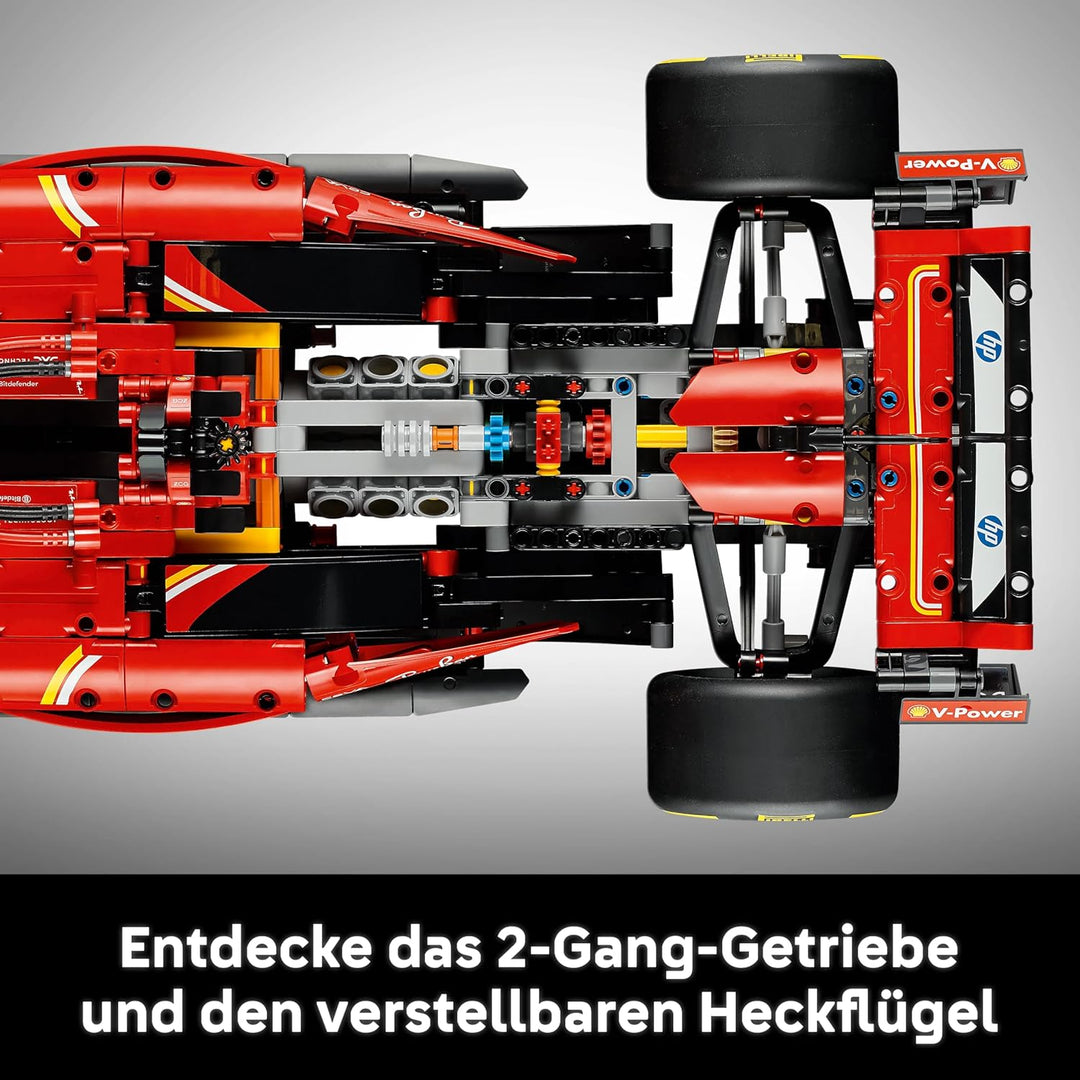 LEGO Technic Ferrari SF-24 F1 Rennauto - Modellauto für Erwachsene - Formel 1 Set zum Sammeln - V6-M