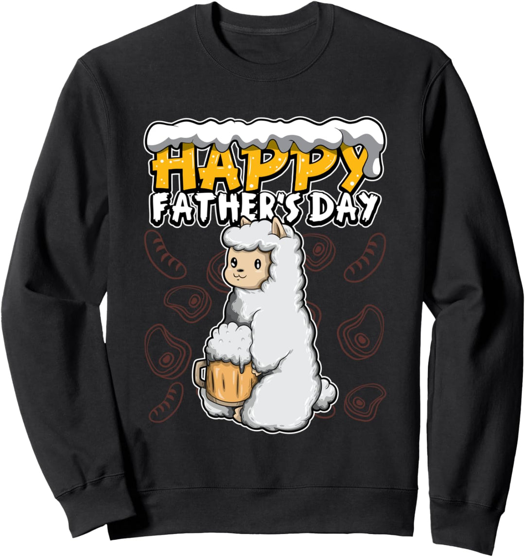 Alles Gute zum Vatertag - Ich liebe meinen Papa - Lama Sweatshirt
