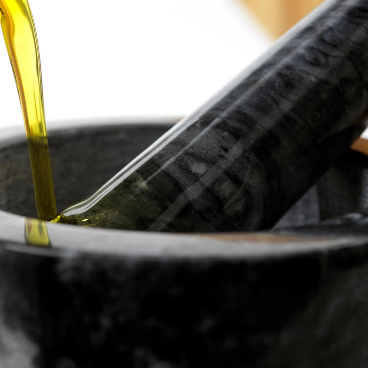 Salter BW11852EU7 Marmor-Pissel und -Mörtel – Kräuter und Gewürze für Pesto, Knoblauch-Zerkleinerer,