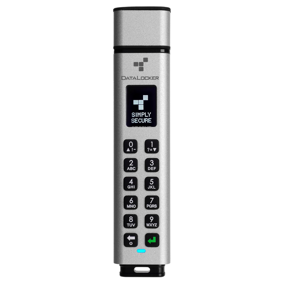DataLocker Sentry K350 USB 3.2 Gen 1 128GB microSATA SSD mit AES-256bit Hardware-Verschlüsselung, OL