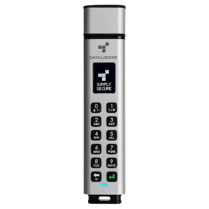 DataLocker Sentry K350 USB 3.2 Gen 1 128GB microSATA SSD mit AES-256bit Hardware-Verschlüsselung, OL