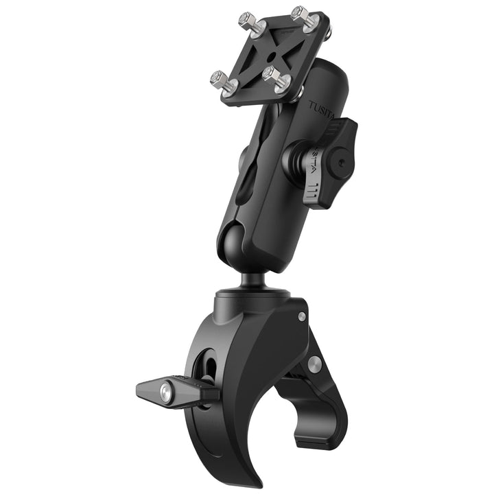 TUSITA Motorrad ATV/UTV Halterung Kompatibel mit Garmin Montana, Zumo XT - Klauenklemme Basis, Mittl