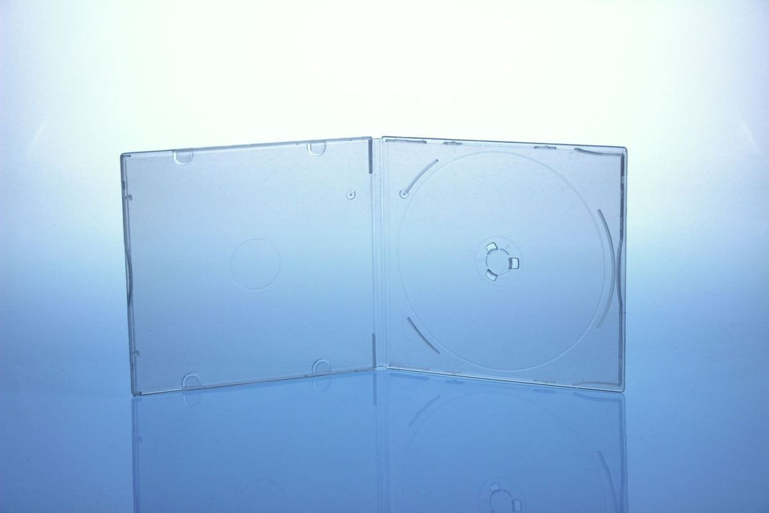 50 CD/DVD Hüllen unzerbrechlich/transparent ultraklar/slimcase