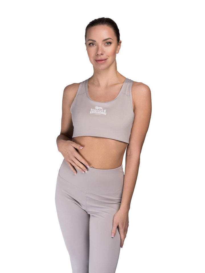Lonsdale Frauen Sport-BH WARDOUR, M Grey/White