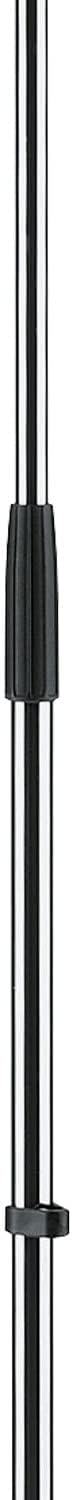 K&M 201A/2 Mikrofonstativ verchromt – Solostativ mit grossem Fusskreis - 90 – 160,5 cm ausziehbar, 3