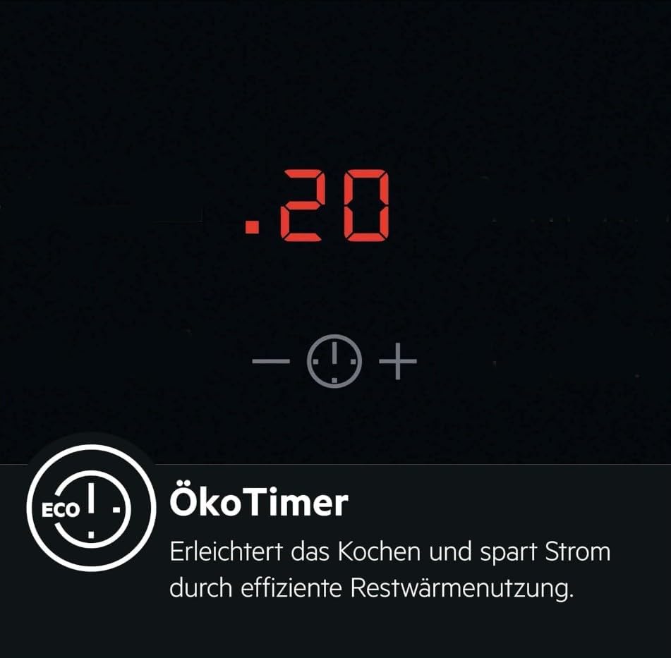 AEG Glaskeramik-Kochfeld Autark 60 cm, 4 Kochzonen, Aufliegend, Bräter- &amp; Mehrkreiskochzone, Exakte