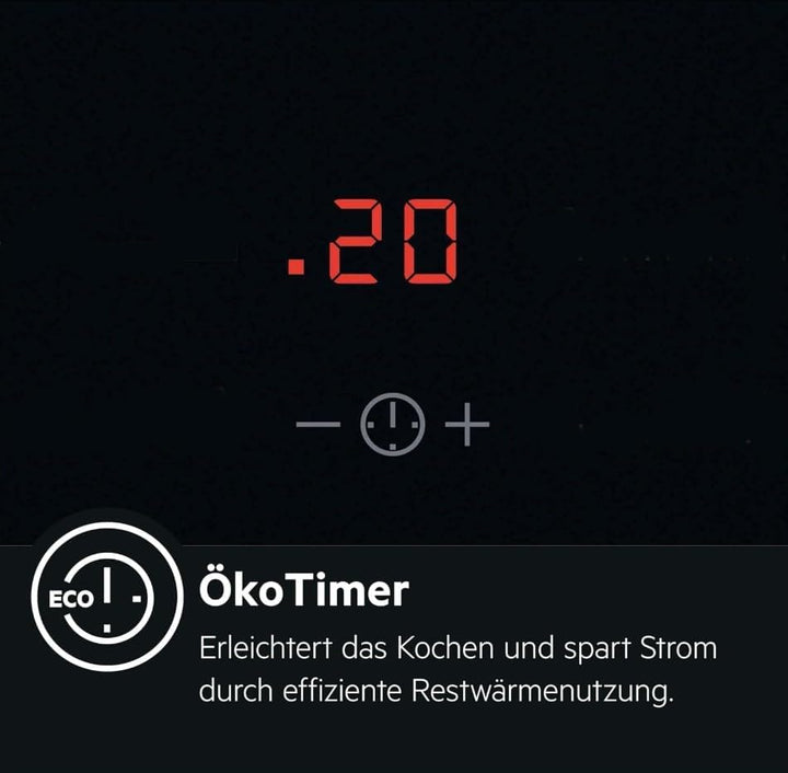 AEG Glaskeramik-Kochfeld Autark 60 cm, 4 Kochzonen, Aufliegend, Bräter- &amp; Mehrkreiskochzone, Exakte