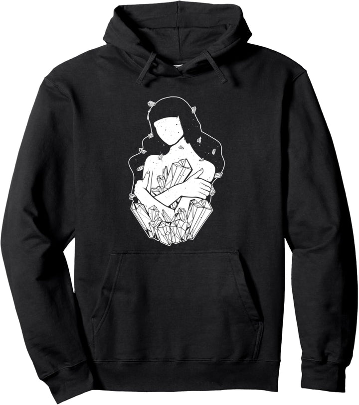 Aesthetic Crystals Woman Soft Grunge Clothing Women Girls Pullover Hoodie