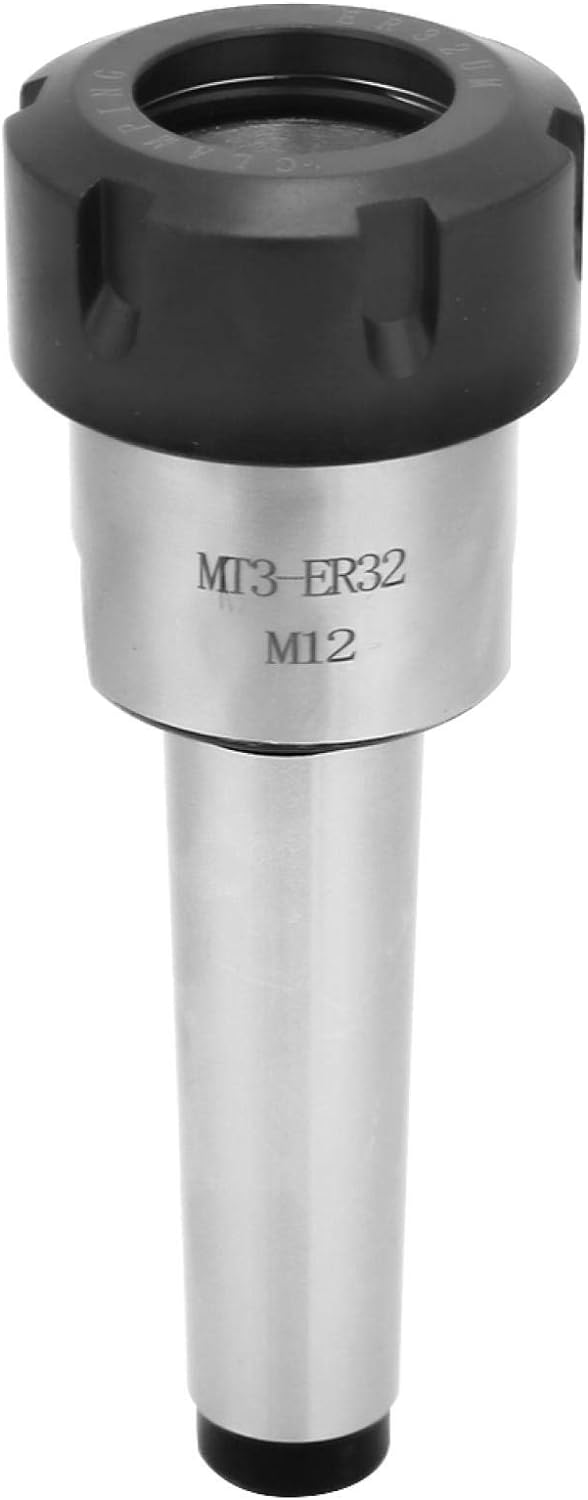 Spannzangenhalter, 1 Stück MT3 ER32 M12 Spannzangen-Morsekegelhalter + 6 Stück ER32 Federzangen CNC-