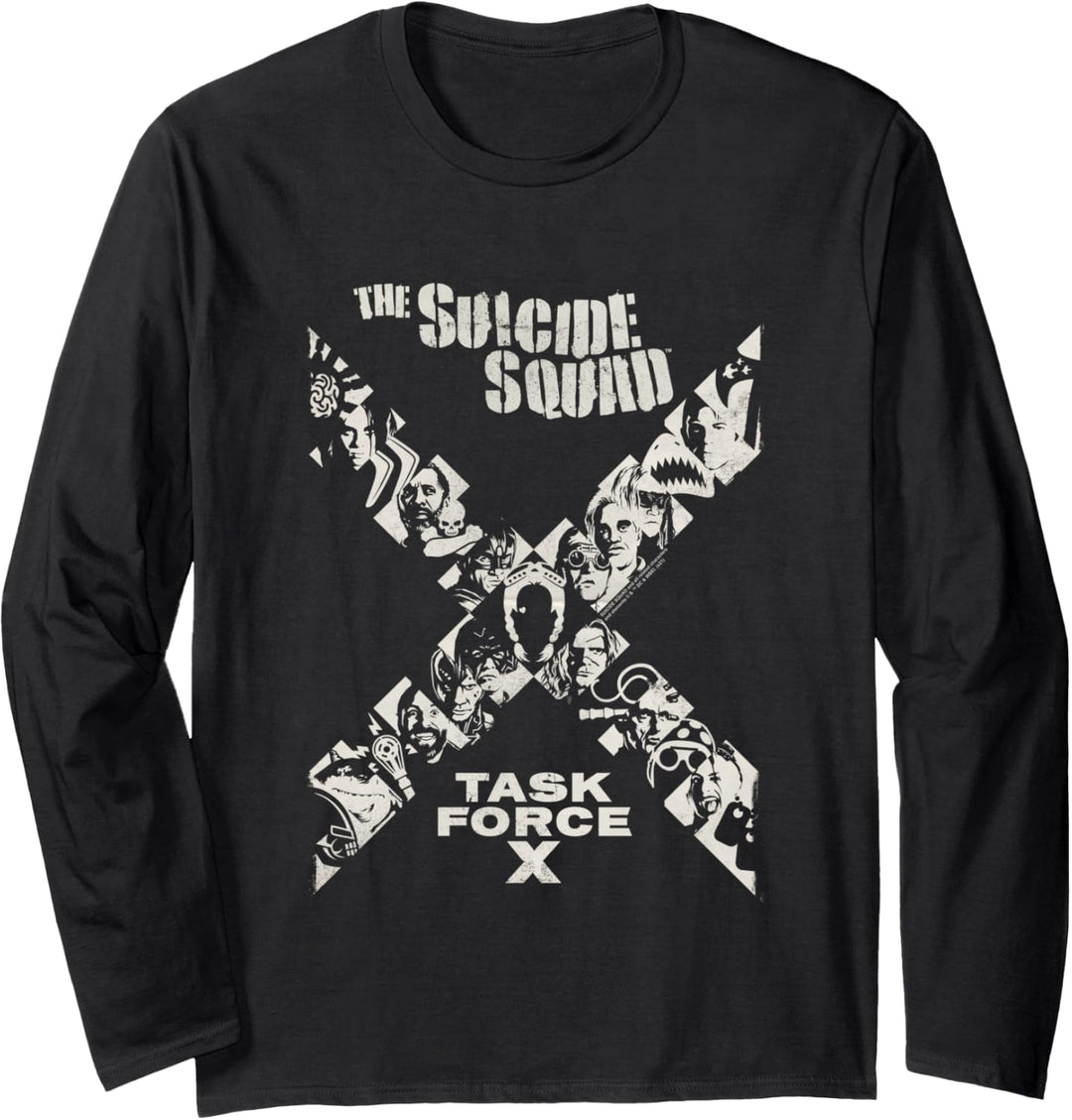 The Suicide Squad Task Force X Monochrome Langarmshirt