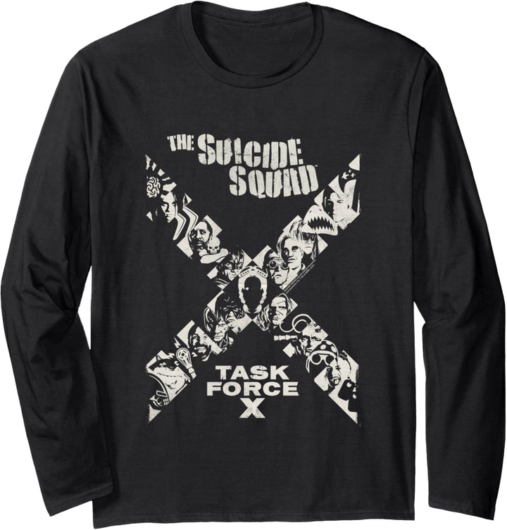 The Suicide Squad Task Force X Monochrome Langarmshirt