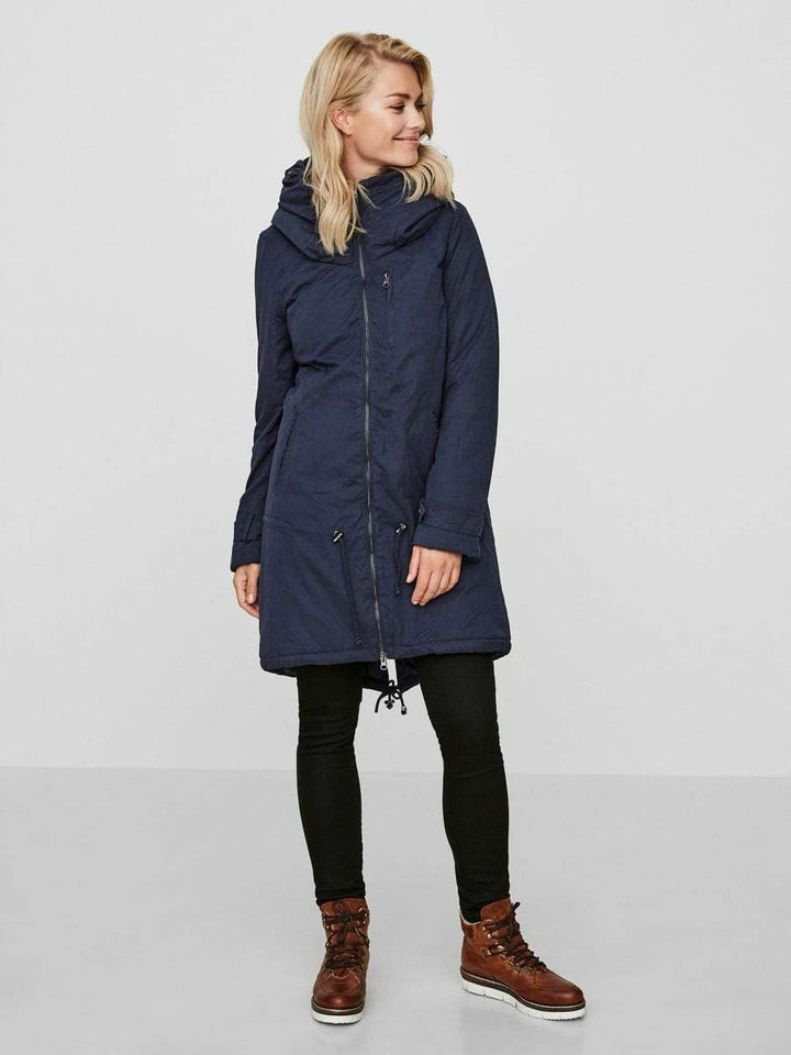 MAMALICIOUS Mama Licious Female Mantel Umstands-Jacke M Blau (Navy Blazer Navy Blazer), M Blau (Navy