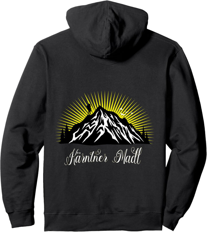 Kärnten T-Shirt Kärntner Madl Wandern Trekking Berge Frauen Pullover Hoodie