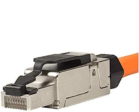 odedo 8X CAT 6A & 7 RJ45 Crimp Stecker Netzwerkstecker feldkonfektionierbar bis 10 Gigabit für Verle