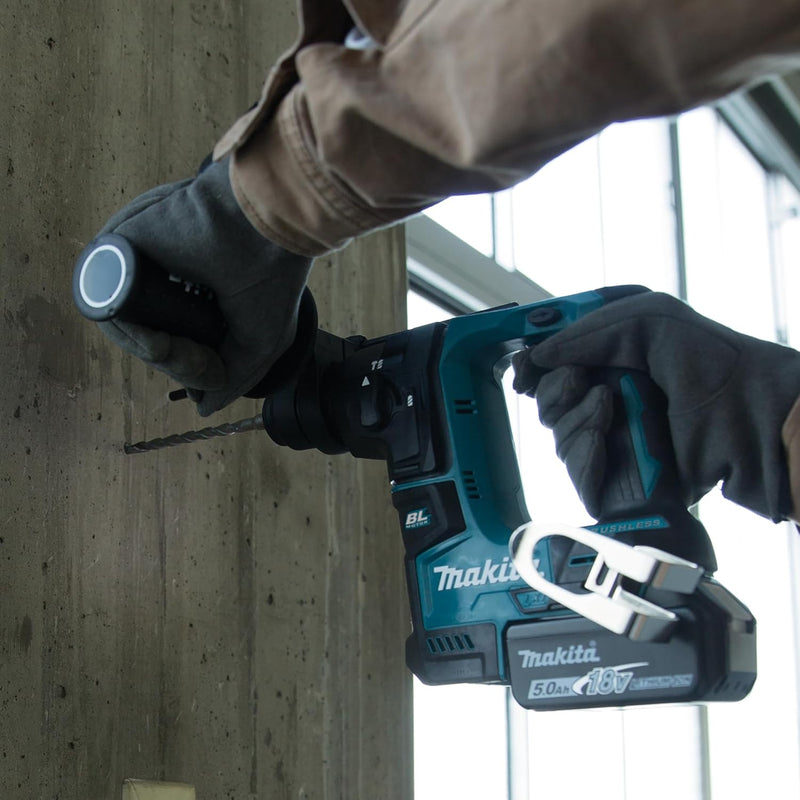 Makita DHR171RAX3 Akku-Bohrhammer für SDS-PLUS 18V / 2,0 Ah, 2 Akkus + Ladegerät + Zubehör im Transp