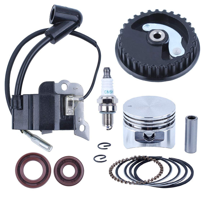 35mm Kolbenringe Zündspule Nockenwelle Riemenscheibe Wellendichtring für Honda GX25 25cc 4-Takt Moto