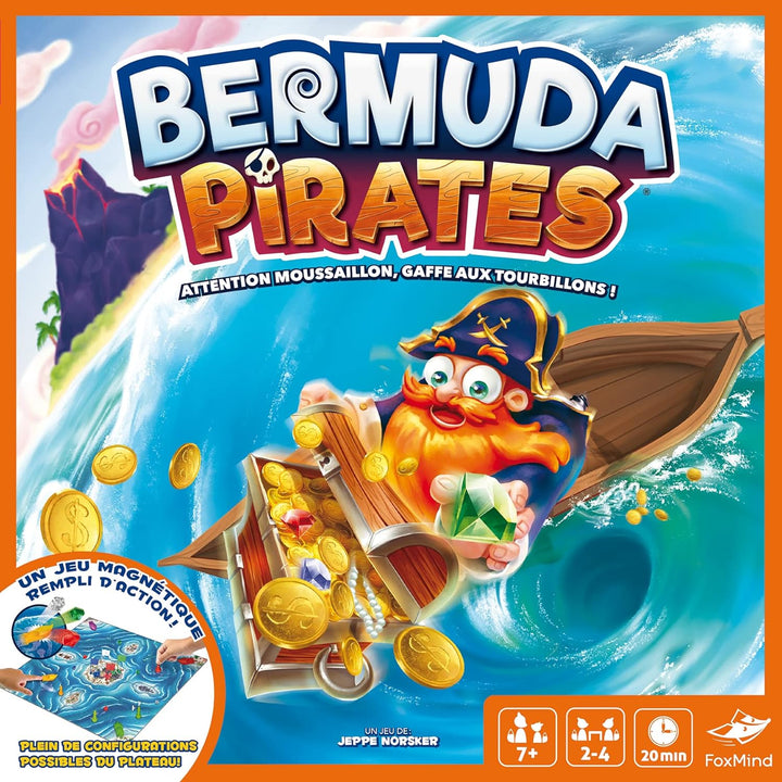 ASMODEE FRANCE FOXBERMU02FR Pokemon, Foxmind Pirates Bermuda Shorts