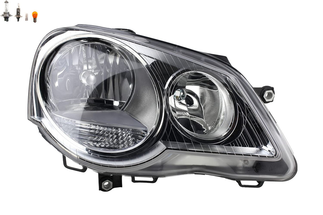 Johns, Scheinwerfer passend für VW Polo 02 9N 04/05-01/12 rechts + Leuchtmittel