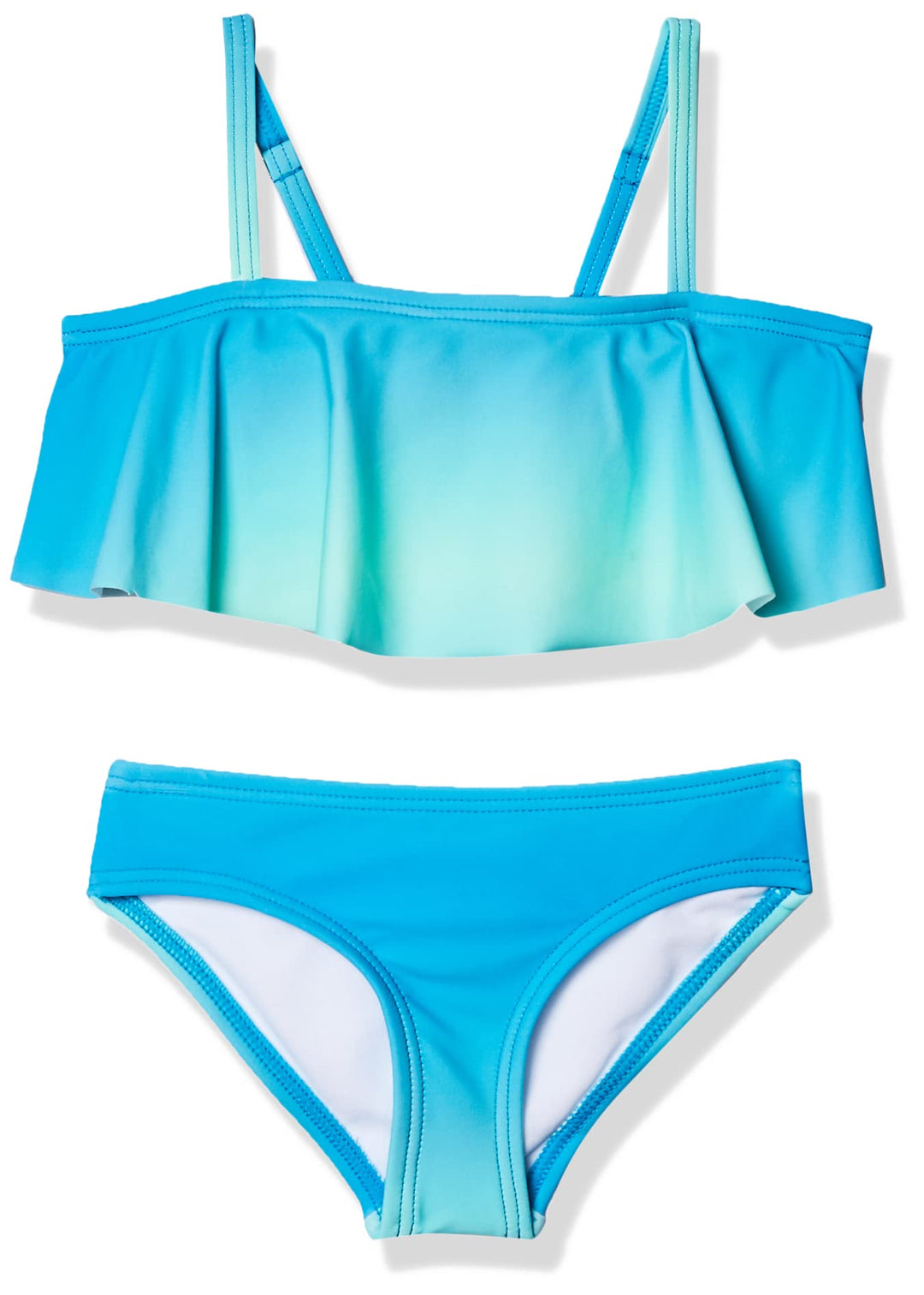 Kanu Surf Girls' Karlie Flounce Bikini Beach Sport 2-Piece Swimsuit