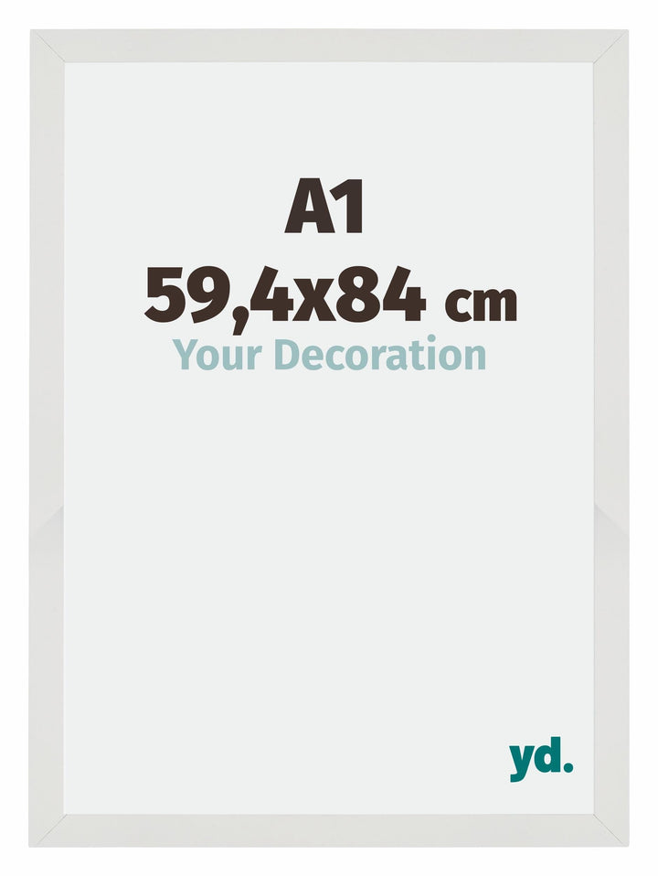 yd. Your Decoration - Bilderrahmen DIN A1 59,4x84 cm - Bilderrahmen aus MDF mit Acrylglas - Antirefl