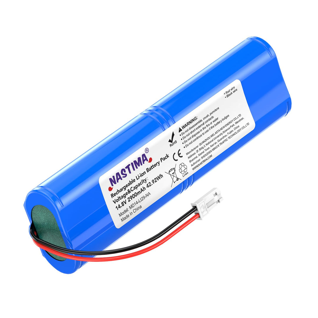 NASTIMA 14,8V 2900mAh Li-ion Akku, Ersatz Akku für Medion MD 18500 18501 18600 Serie Staubsauger