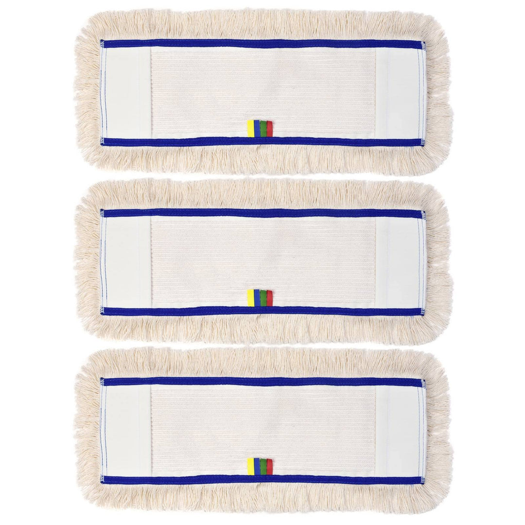 Profi Wischbezug aus Baumwolle | 50cm Breite | 3er-Pack | für alle Bodenarten und Bodenwischer | Ers