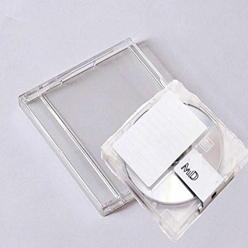 MiniDisc Case, 20 Stück, Transparent, Kunststoff, 64mm x 74mm