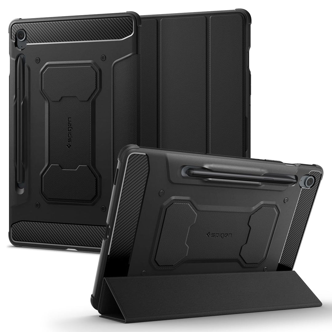 Spigen Rugged Armor Pro Hülle Entwickelt für Samsung Galaxy Tab S10 Lite (2025) / S9 FE (2023) - Sch