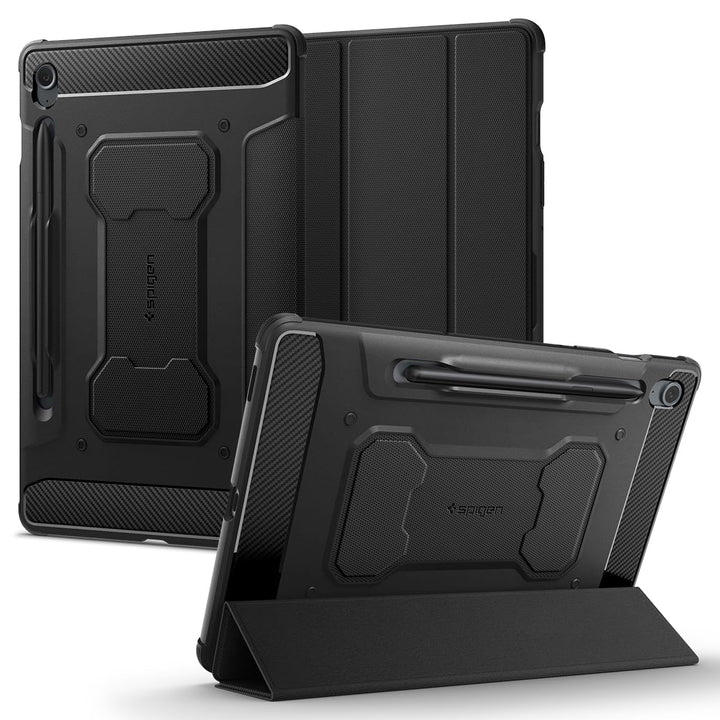 Spigen Rugged Armor Pro Hülle Entwickelt für Samsung Galaxy Tab S10 Lite (2025) / S9 FE (2023) - Sch