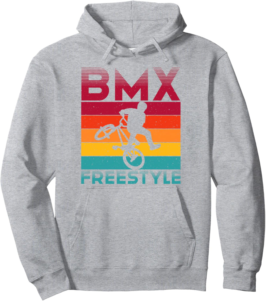 BMX Freestyle Vintage Fahrrad Fans Jungs Jugend Fahrrad BMX Pullover Hoodie