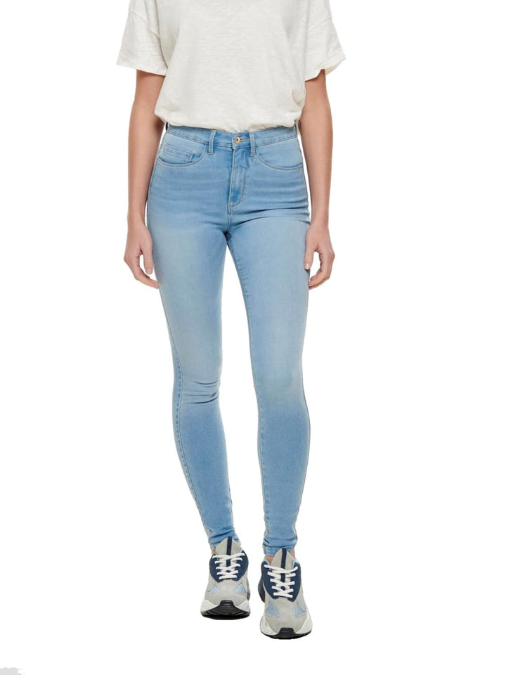 ONLY Female Skinny Jeans ONLROYAL Mittlere Taille Skinny Fit Jeans M / 32L Blauhell, M / 32L Blauhel
