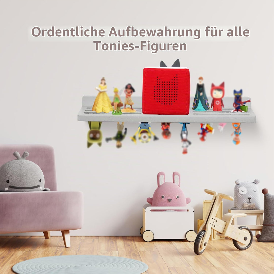 Für Tonies Regal Magnetisch,für Toniebox Figuren Aufbewahrung und Display Regal (für 36 Figuren),Wan