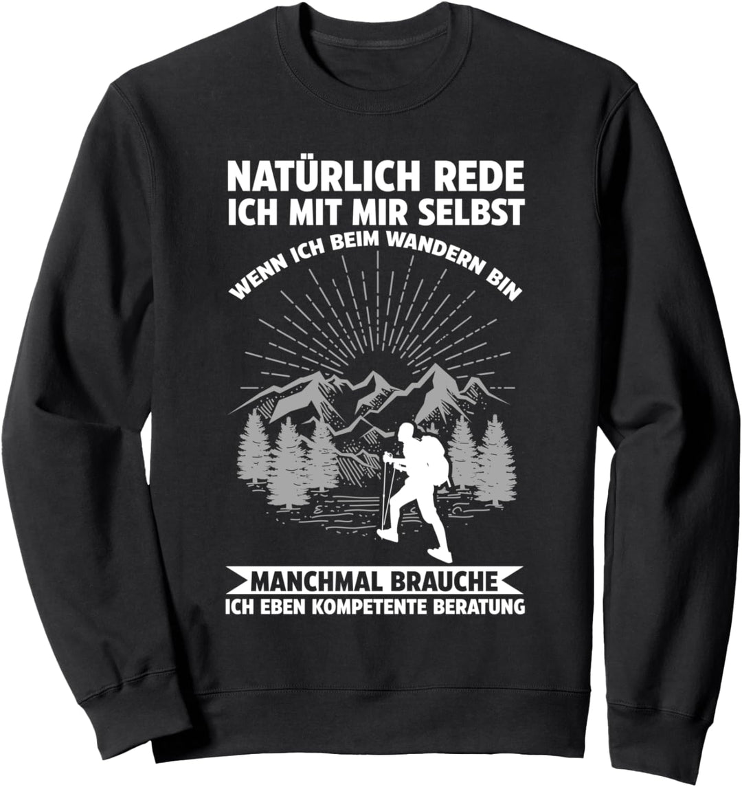 Wandern Bergführer Bergsteiger Sweatshirt