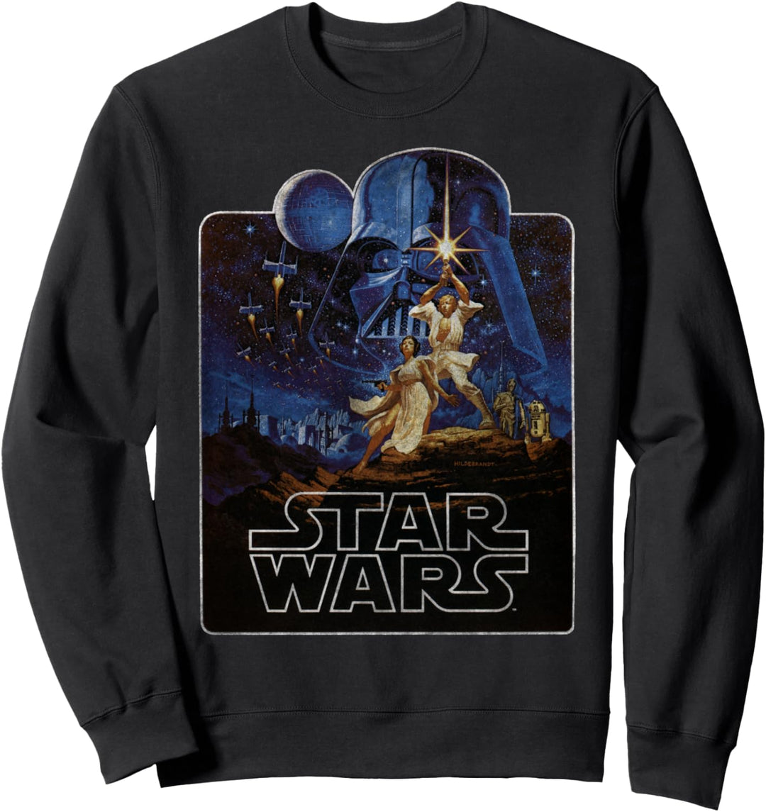 Star Wars Epic Classic New Hope Vintage Poster Badge Sweatshirt