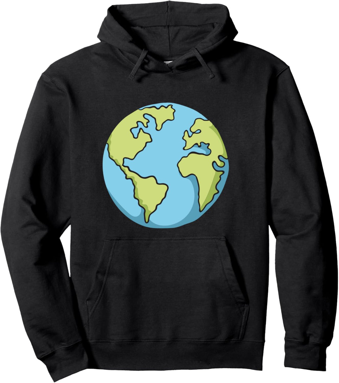 Erde Planet Welt Globus Weltkugel Pullover Hoodie
