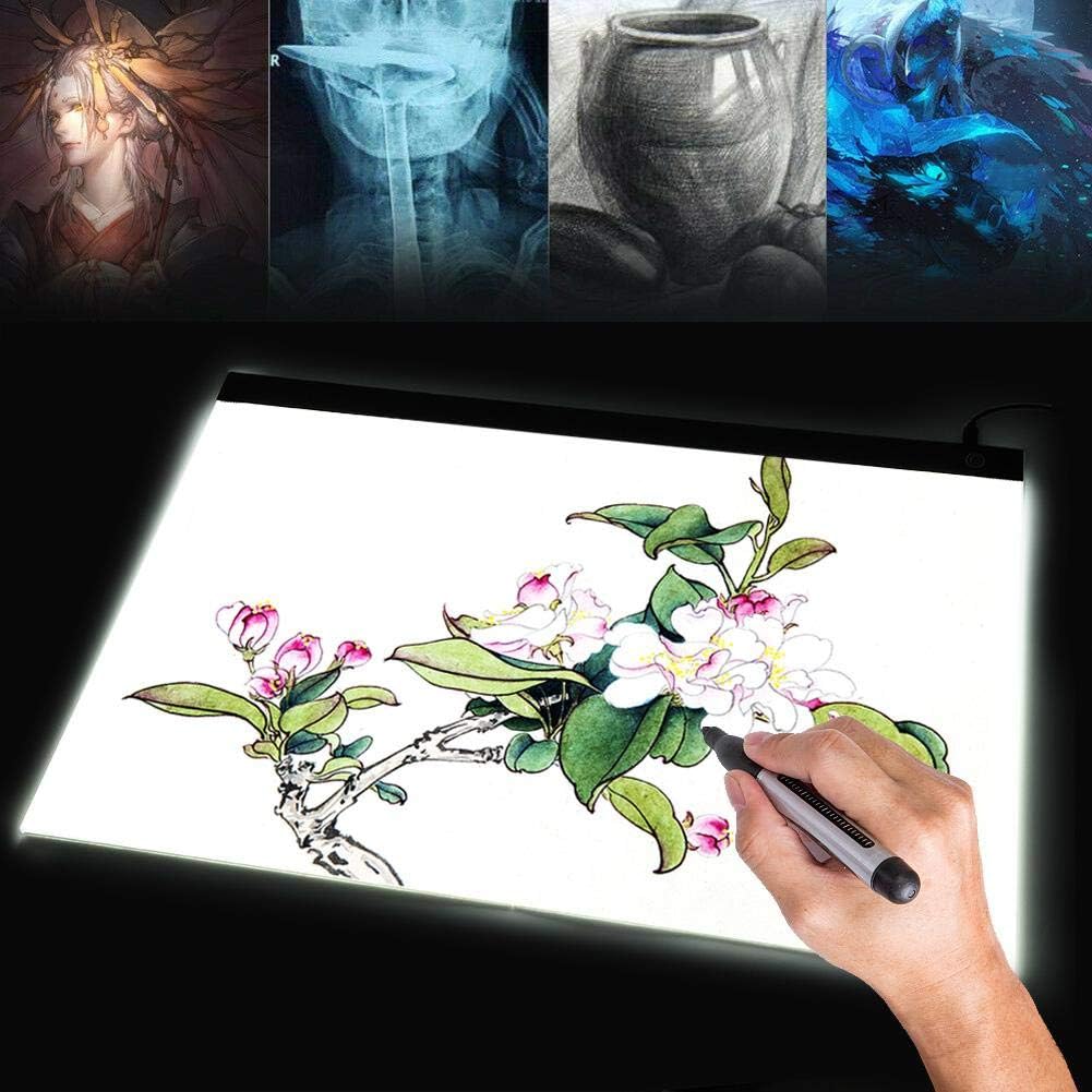 A2 LED Copy Board Light Pad Box Kopiertisch USB Drawing Board Tracing Light Board Kunst Schablonen B