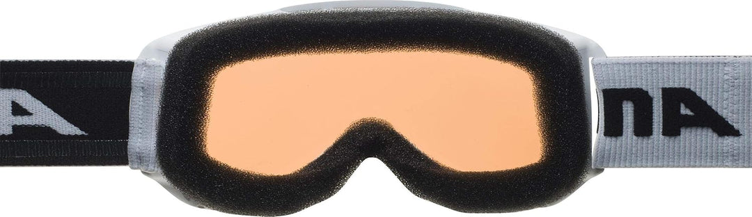 ALPINA PINEY - Beschlagfreie, Extrem Robuste & Bruchsichere Skibrille Mit 100% UV-Schutz Für Kinder