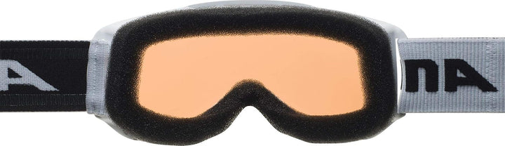 ALPINA PINEY - Beschlagfreie, Extrem Robuste & Bruchsichere Skibrille Mit 100% UV-Schutz Für Kinder