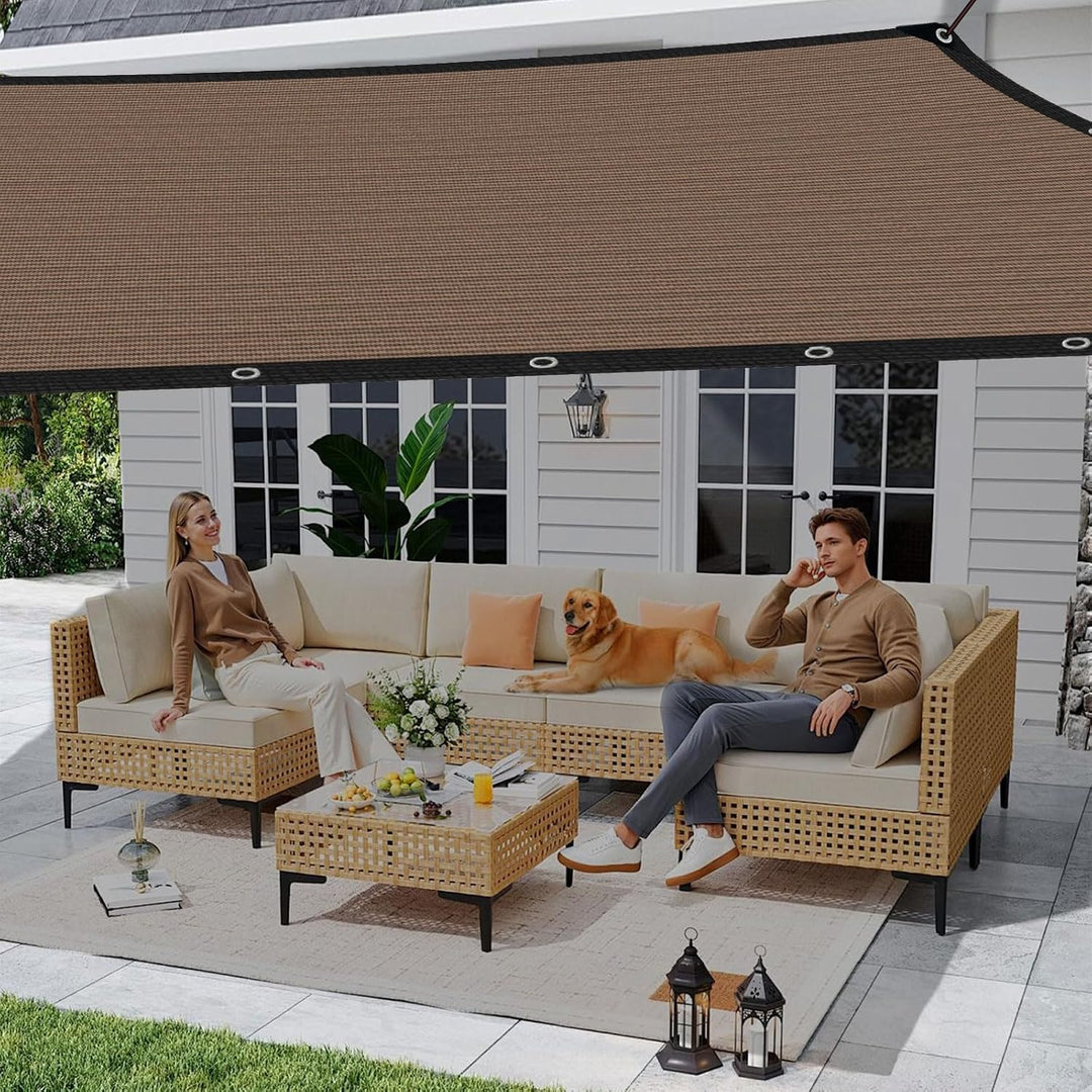 Garten Schattierungsnetz Schattiernetz,Shade Cloth mit Ösen 80% UV-Beständiges,für Garten Pflanze Ge