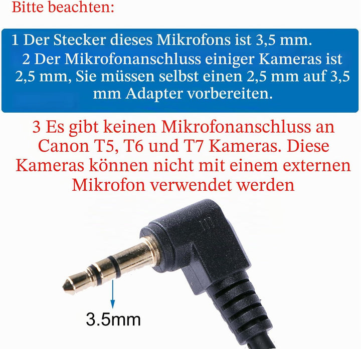 Nicama SGM5 Interview Kondensator Kardioid Mikrofon für DSLR Kamera Nikon Canon Sony Camcorder