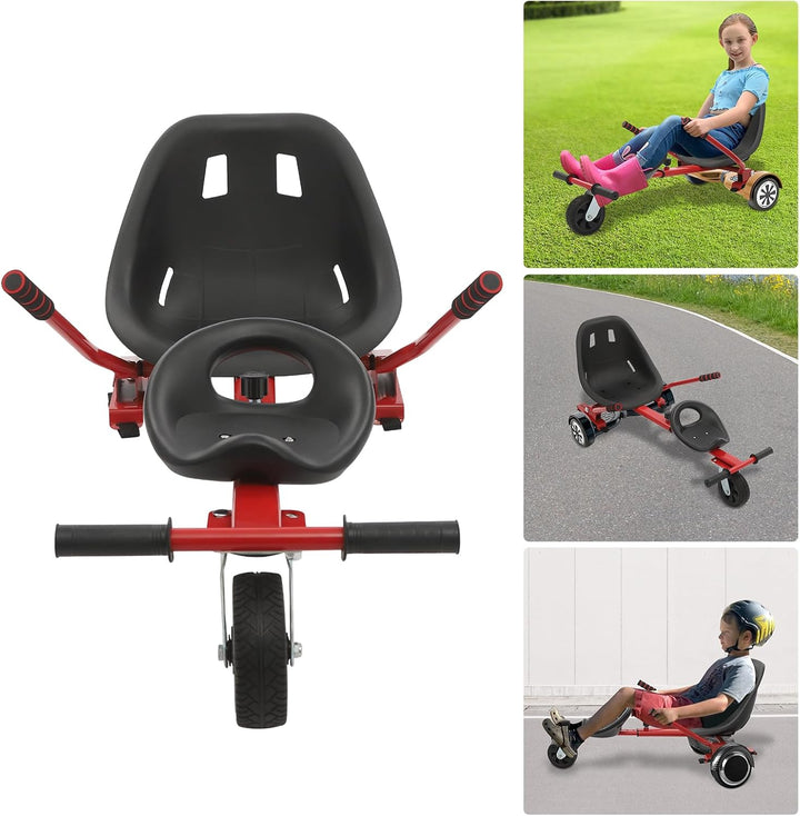 Hoverboard Sitz Verstellbarer für Self-Balance Scooter mit Frontreifen für 6.5"-10" Hoverboards, Uni
