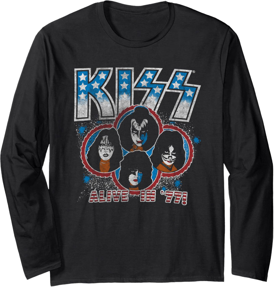 KISS - Lebt in 77 Langarmshirt