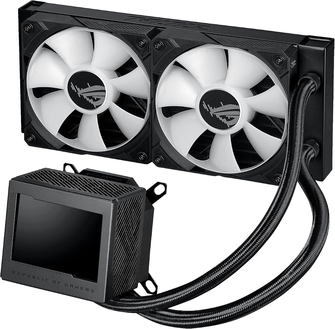 ASUS ROG Ryujin III 240 ARGB All-in-One-Flüssigkeits-CPU-Kühler mit 3,5-Zoll-LCD, Asetek-Pumpe der 8
